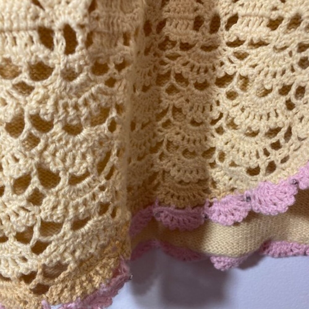 Storybook Knits “Sunshine Bouquet” Vintage Sweater, Size L - Picture 5 of 8